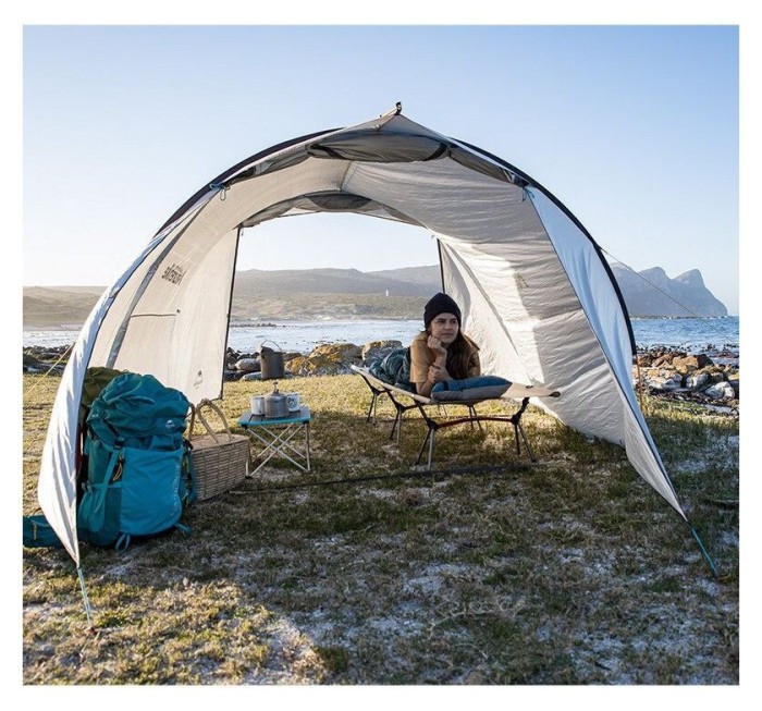 Ліжко складане Naturehike ультралегке NH19JJ006, алюміній, бежевий