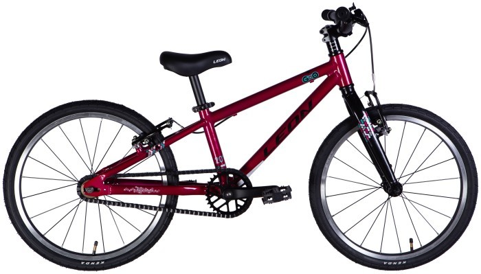 Велосипед AL 20" Leon GO Vbr FR рама-10" малиновий 2025, укр, укр