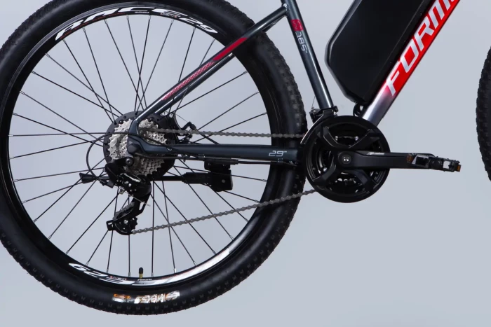 Велосипед з електроприводом 29" AL Formula eF-1 DD CS рама-18,5" 48B 17.5А*г 500Вт червоно-сріблястий 2026