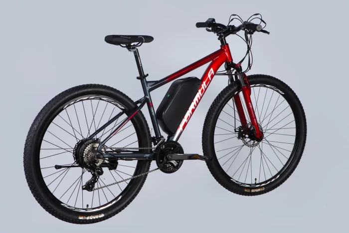 Велосипед з електроприводом 29" AL Formula eF-1 DD CS рама-18,5" 48B 17.5А*г 500Вт червоно-сріблястий 2026