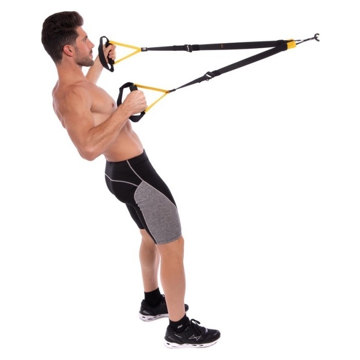 Петли TRX функциональный тренажер PRO PACK P3 HOME FI-3726-05, черно-желтые, черно-желтые