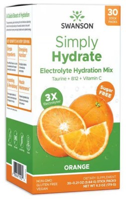 Simply Hydrate Electrolyte Hydration Mix - 30 packs Orange (До 08.26)