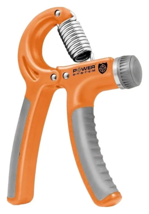 Эспандер кистевой Power System PS-4021 с регулируемой нагрузкой 10-40 кг. Power Hand Grip Orange