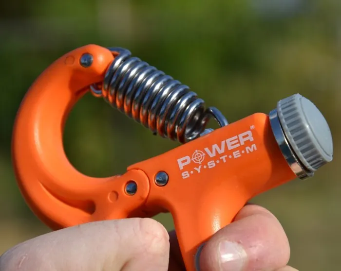 Эспандер кистевой Power System PS-4021 с регулируемой нагрузкой 10-40 кг. Power Hand Grip Orange