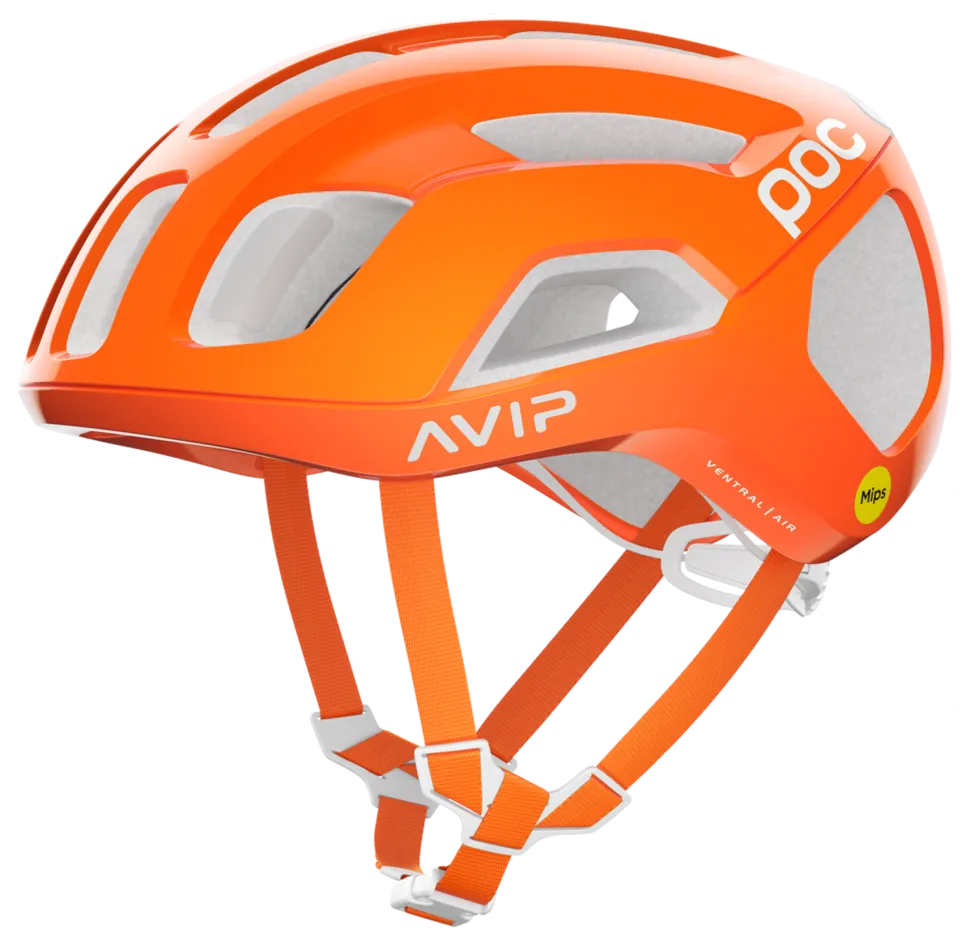 Велошолом POC Ventral Air MIPS, Fluorescent Orange AVIP, L (SHM_PC 107551217LRG1)