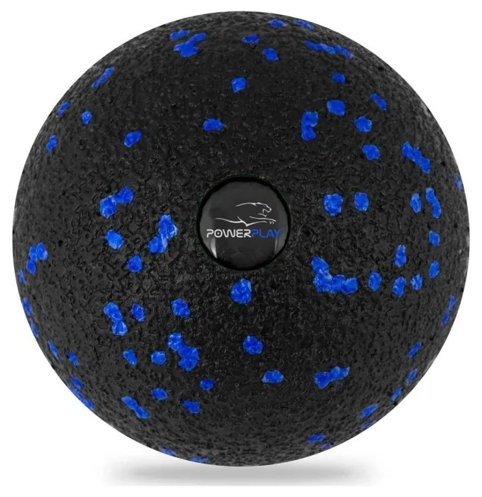 Массажний м'яч PowerPlay PP-4350 Epp Massage Ball (d8) Чорно/Синій