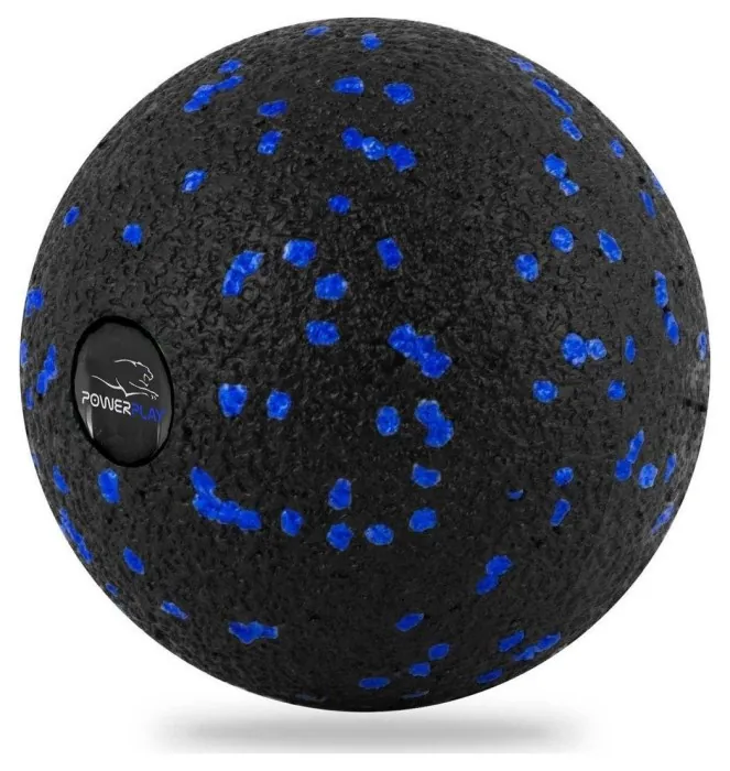 Массажний м'яч PowerPlay PP-4350 Epp Massage Ball (d8) Чорно/Синій
