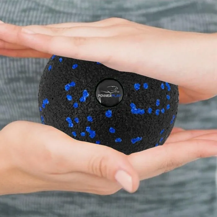 Массажний м'яч PowerPlay PP-4350 Epp Massage Ball (d8) Чорно/Синій