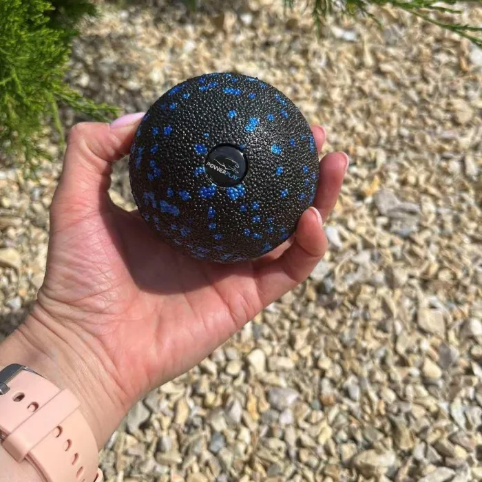 Массажний м'яч PowerPlay PP-4350 Epp Massage Ball (d8) Чорно/Синій