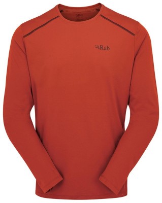 Футболка з довгим рукавом чоловіча Rab Force LS Tee, Tuscan Red, M