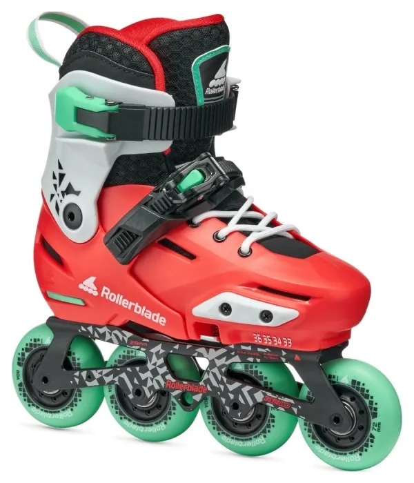 Rollerblade ролики Apex red-mint 29-32