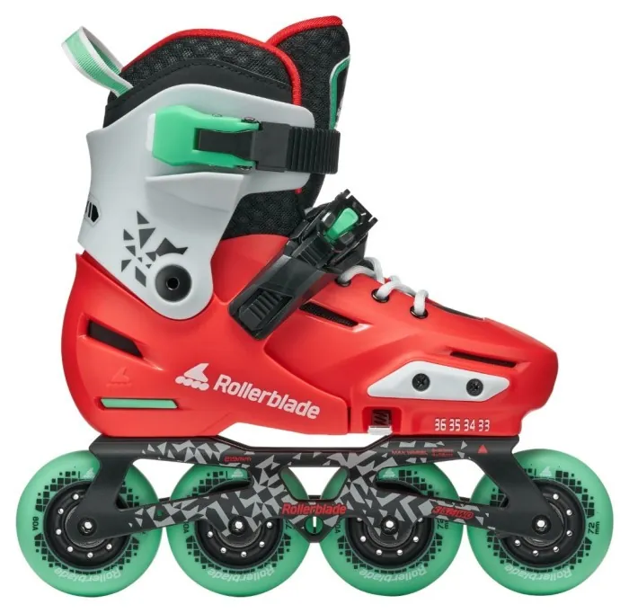 Rollerblade ролики Apex red-mint 29-32