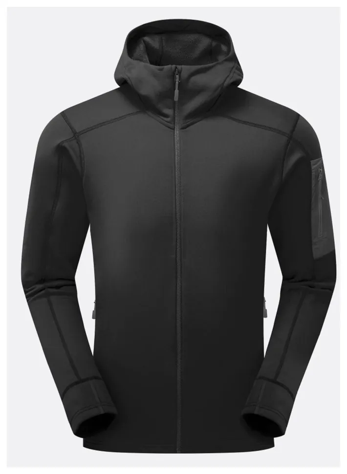 Чоловіча флісова кофта Rab Modulus Hoody, Black (L)