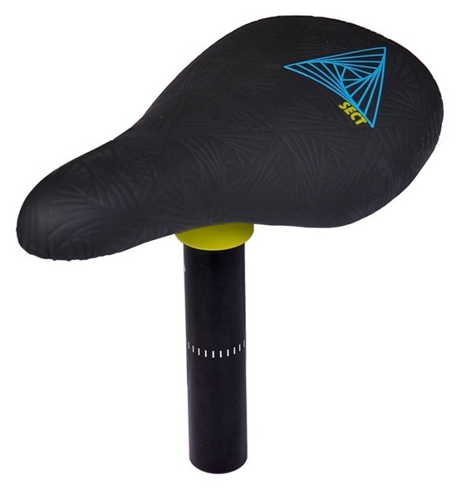 Сідло DMR SADDLE SECT Combo (27.2) Blue/Lime, укр, укр