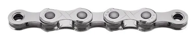 Цепь 132 л. 1/2"x11/128 KMC eGlide Turbo, Silver/ Silver, 9/10/11-шв.