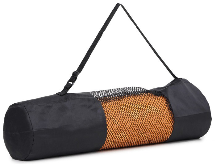 Коврики спортивные Cornix TPE 183 x 61 x 0.6 см для йоги и фитнеса XR-0001 Orange/Black