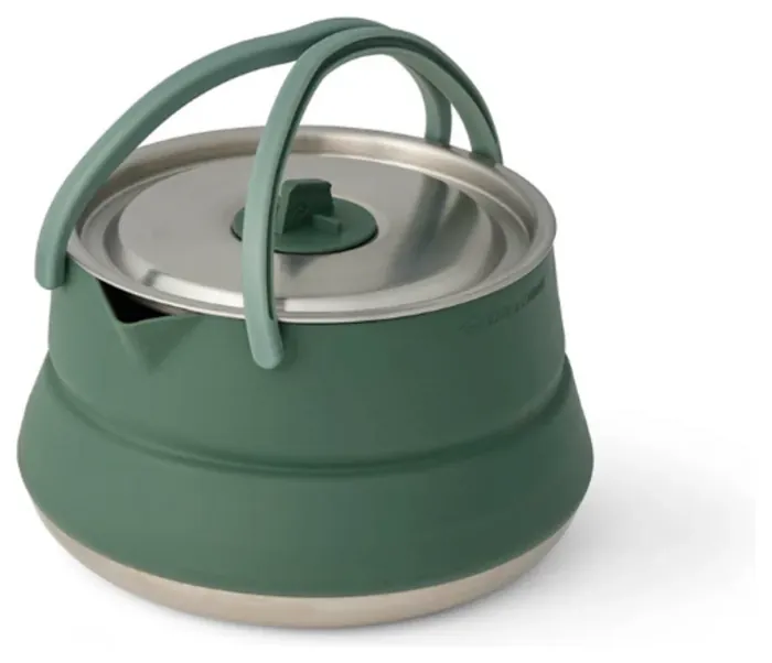 Чайник складной Sea to Summit Detour Stainless Steel Collapsible Kettle 1,6 L, Laurel Wreath Green