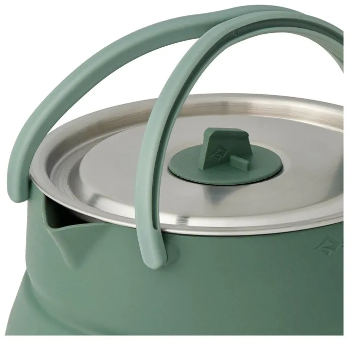 Чайник складной Sea to Summit Detour Stainless Steel Collapsible Kettle 1,6 L, Laurel Wreath Green