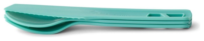 Набор столовых приборов Sea to Summit Passage Cutlery Set, 3 Piece, Aqua Sea Blue