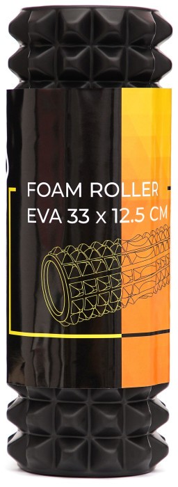 Масажний ролик Cornix EVA 33 x 12.5 см (валик, роллер) XR-0329 Black