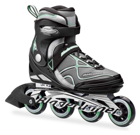 Роликові коньки для дорослих Bladerunner FORMULA 84 W 40.5 (9US) 260мм Black/light green (0T610300 824), укр