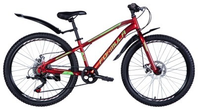 Велосипед Formula FOREST 24&quot; рама-12,5&quot; червоний з крилом Pl 2024