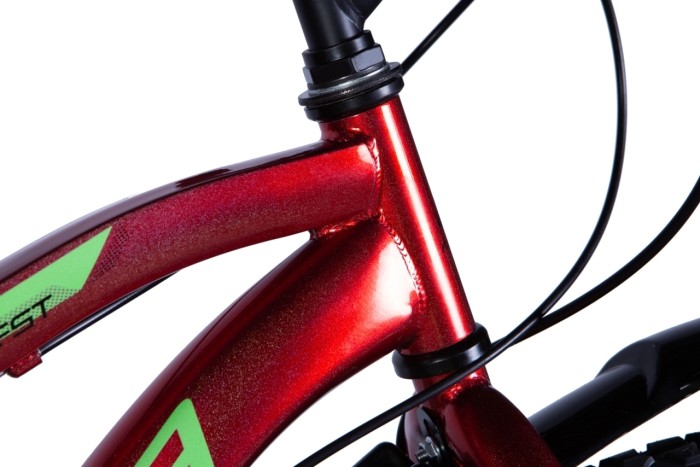 Велосипед Formula FOREST 24" рама-12,5" червоний з крилом Pl 2024