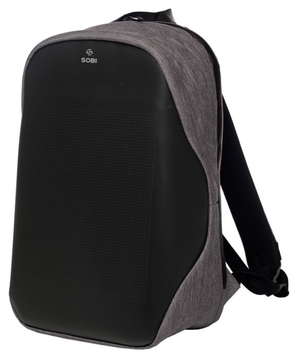 Рюкзак Sobi Pixel Neo SB9704 Gray із LED екраном