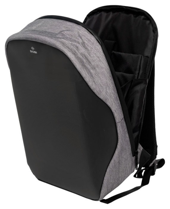 Рюкзак Sobi Pixel Neo SB9704 Gray із LED екраном, укр, укр