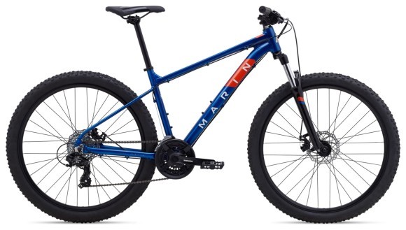 Велосипед 29" Marin BOLINAS RIDGE 1 рама - L 2024 Gloss Blue/Off-White/Roarange