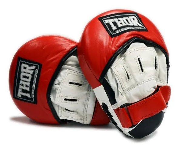 Лапы тренерские THOR 820 (Leather) BLK / RED/WHITE