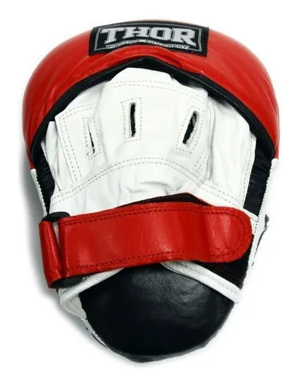 Лапы тренерские THOR 820 (Leather) BLK / RED/WHITE