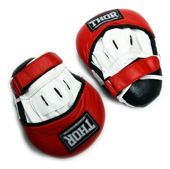 Лапы тренерские THOR 820 (Leather) BLK / RED/WHITE