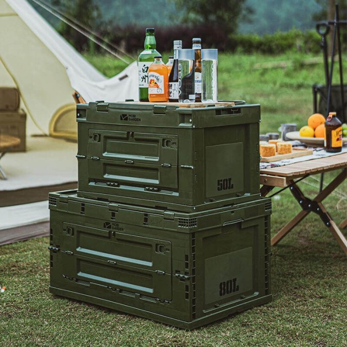 Контейнер складаний Mobi Garden Storage box 80л NX21671009 khaki