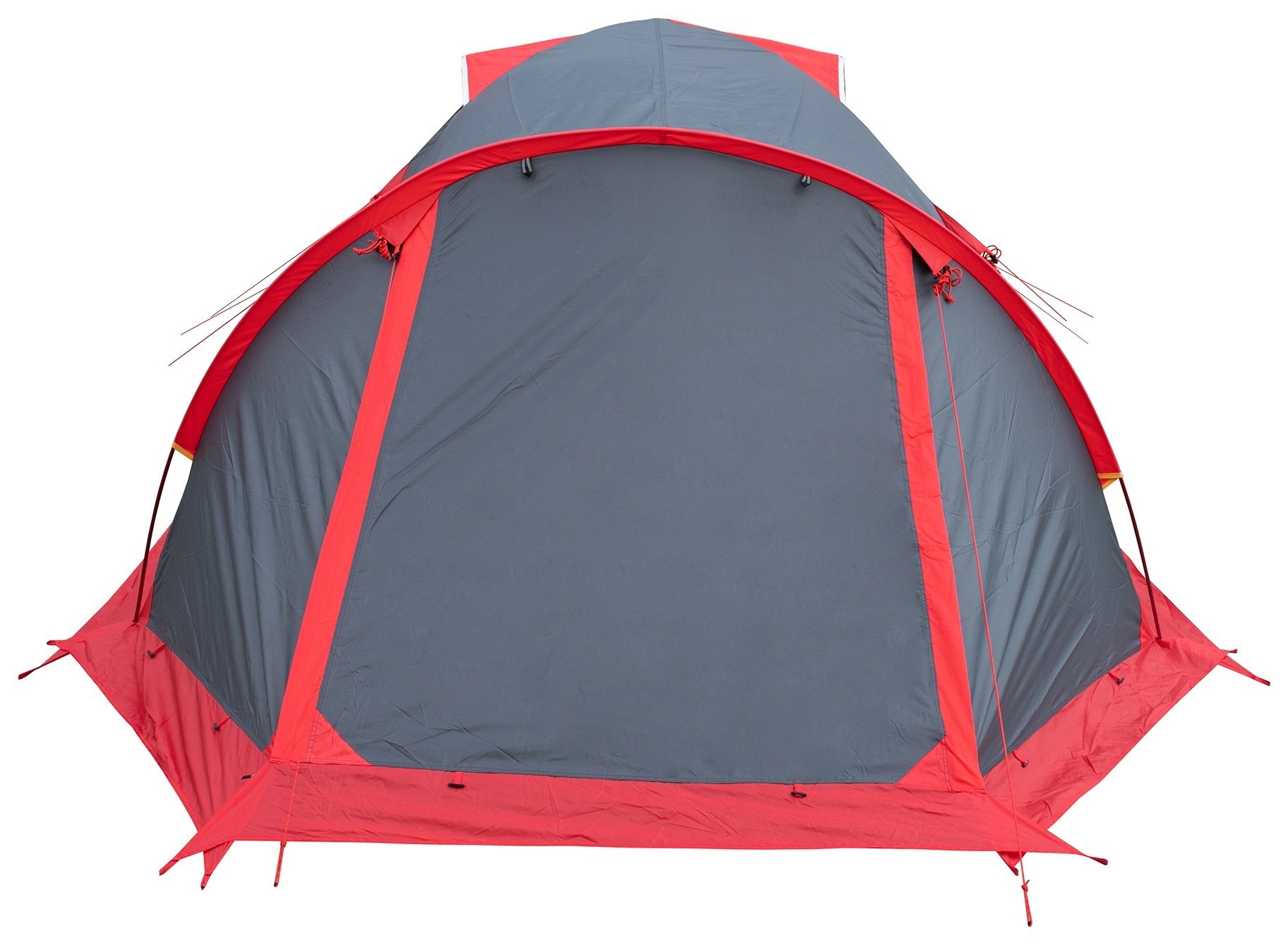 Палатка Tramp Mountain 4 (V2) серая/красная (TRT-024)