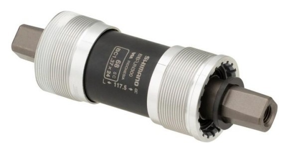 Каретка Shimano BB-UN300 BSA 68x117мм, 1.37Х24, без болтів, укр