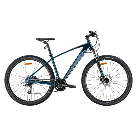 Велосипед 29" Leon TN-80 AM Hydraulic lock out HDD 2022 (синий с черным) 