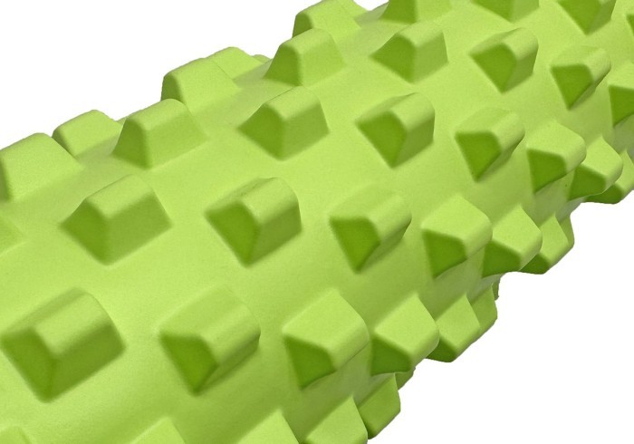 Масажний ролик EasyFit Grid Roller PRO 45 см Фіолетовий