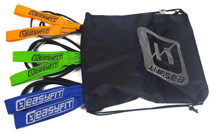 Резиновые петли-эспандер EasyFit 4-60 кг