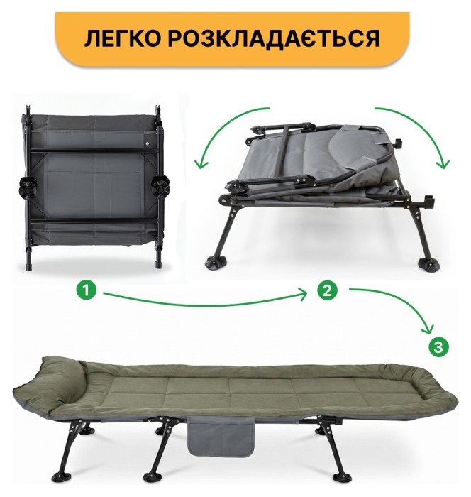 Розкладне ліжко (розкладачка) LEOBRO (FB-S17)