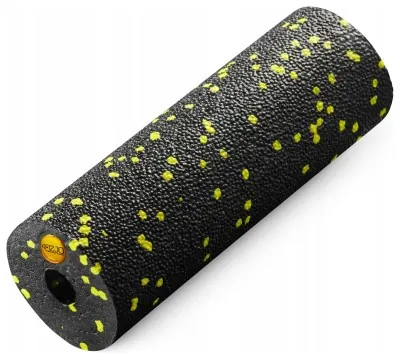Масажний ролик 4FIZJO Mini Foam Roller 15 x 5.3 см (валик, роллер) Black/Yellow (P-5907222931790)