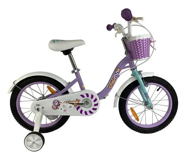 Велосипед дитячий RoyalBaby Chipmunk MM Girls 18, OFFICIAL UA, фіолетовий