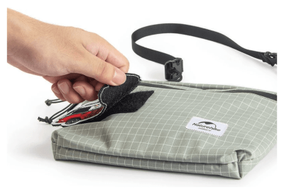 Сумка мала Naturehike NH20BB204, 3л, графіт в клітинку