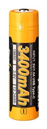 Акумулятор 18650 Fenix (3400 mAh) Type-C V3.0