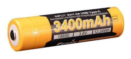 Акумулятор 18650 Fenix (3400 mAh) Type-C V3.0, укр, укр