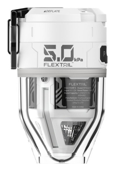 Насос-ліхтар кемпінговий Flextail Max Pump 3, білий