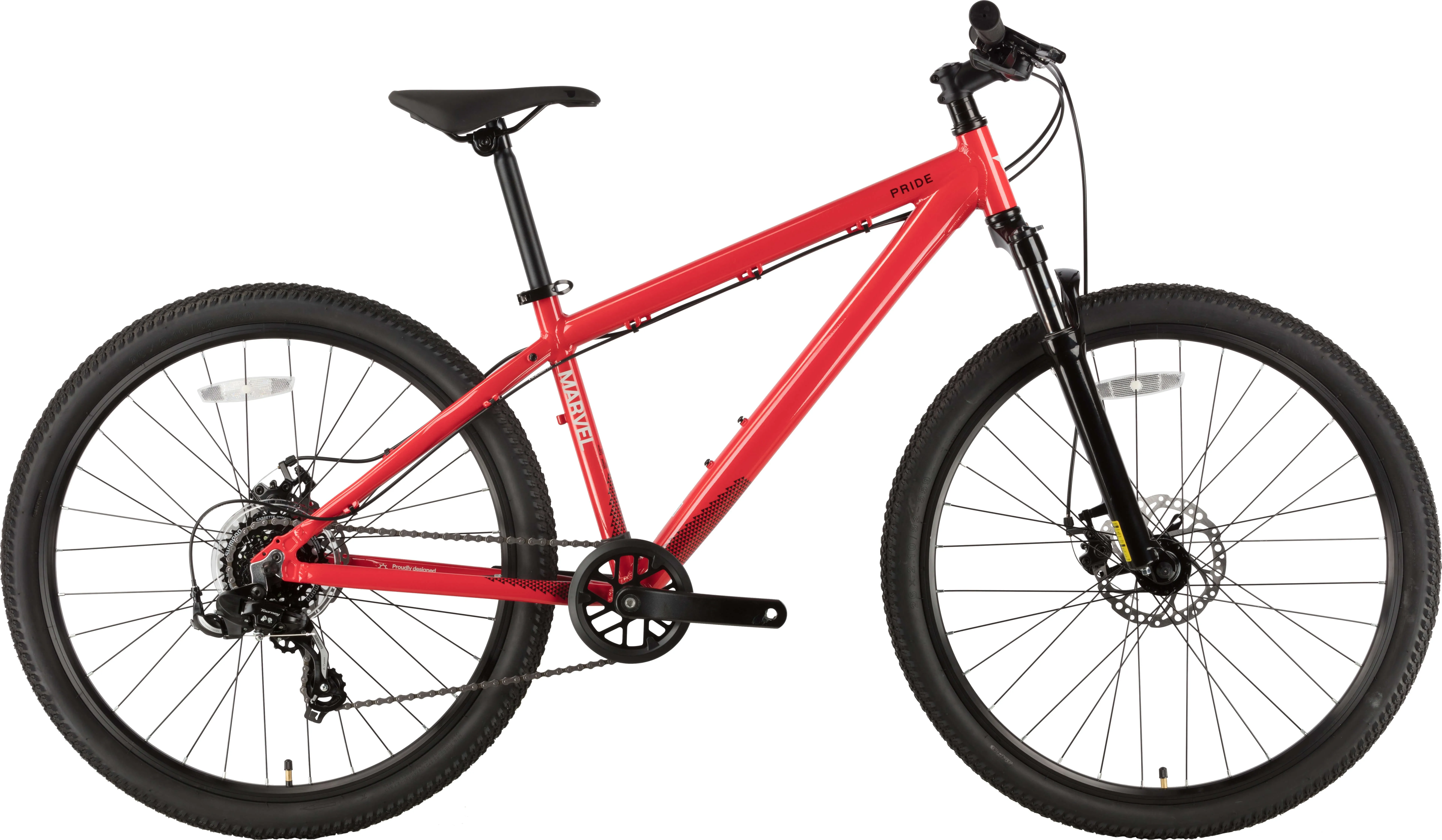 Велосипед 26" Pride MARVEL 6.1 рама - S 2026 червоний (SKE-43-50)