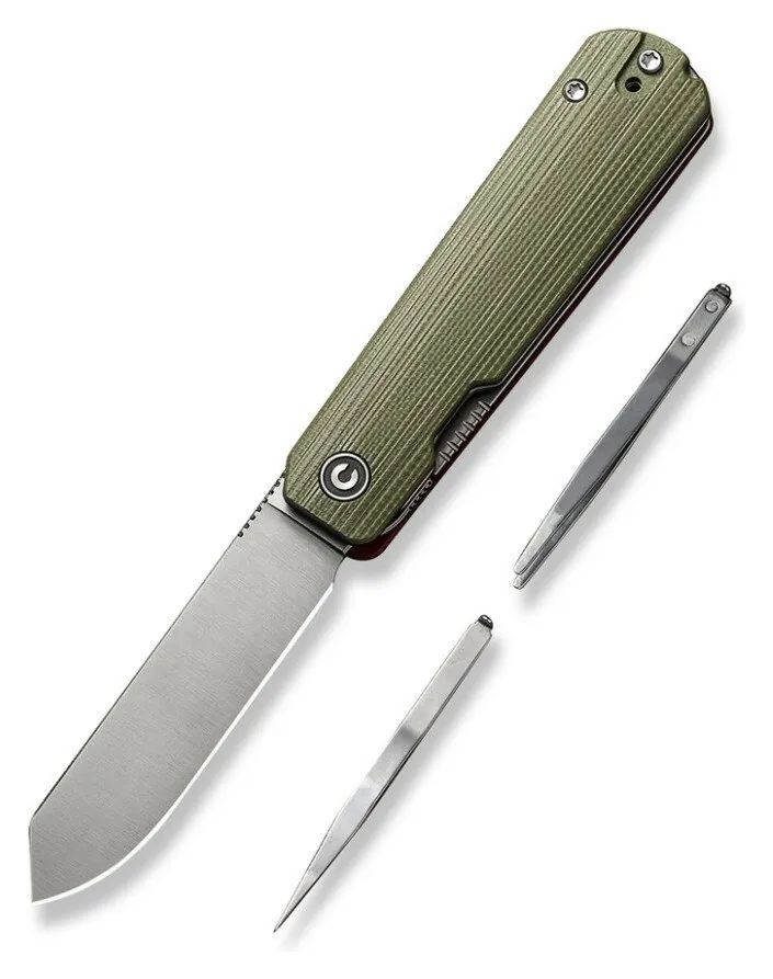 Ніж складаний Civivi Sendy Milled Green/Red C21004B-1 (FNR_C21004B-1)
