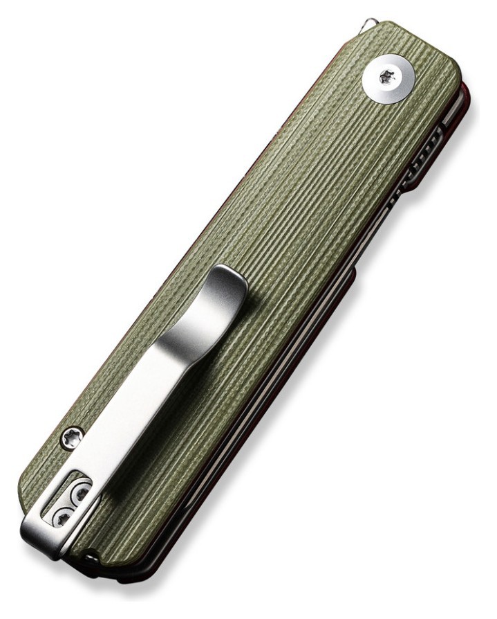 Ніж складаний Civivi Sendy Milled Green/Red C21004B-1, укр, укр