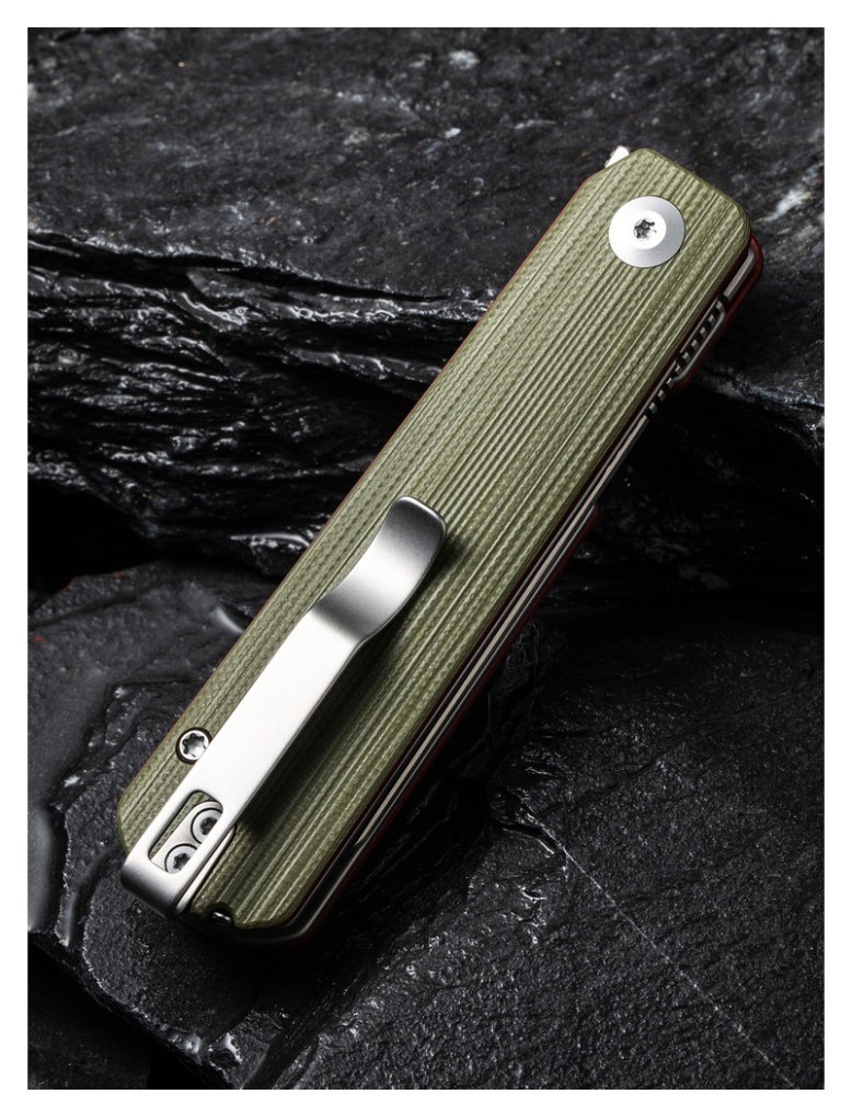 Ніж складаний Civivi Sendy Milled Green/Red C21004B-1, укр, укр